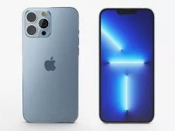  iPhone 13 Pro Max sierra blue 3D model