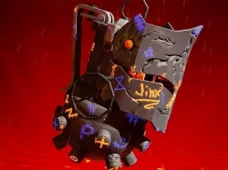 Jinx grenade Low-poly 3D model