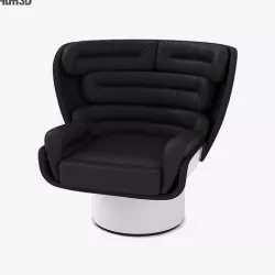 Joe Colombo Elda Armchair 3D model