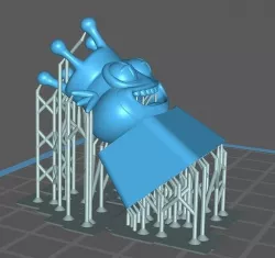 Keycap Pluto 3D model