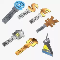 Keys Collection 3D model