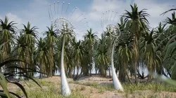 Kinetic Dandelions Sculpture  Low-poly 3D model