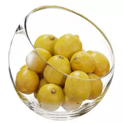 Large Slant Fruit Bowl Yellow Lemon Egypt 3D model