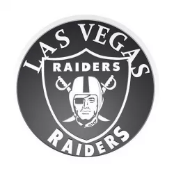 Las Vegas Raiders disc with shield 3D model