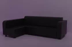 Leather Sofa 3D model