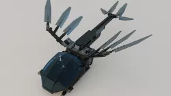 Lego Ornithopter with Paul Atreides  3D model