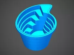 Lotus2 swimming pool 3D model