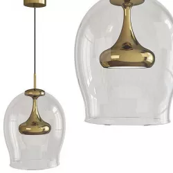 Moai Pendant Light Low-poly 3D model