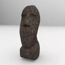 Moai Statue 3D model
