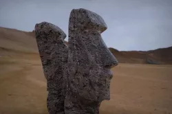 Moai Statues Low-poly 3D model