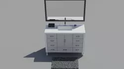 Modern Vanity Set 3D model