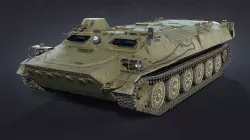 MT-LB Armored Tracked Vehicle 3D model