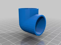 My Customized elbow for joining PVC pipe