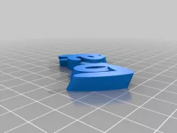 My Customized iamburny's v2  Text - Name Keyring / Keyfob