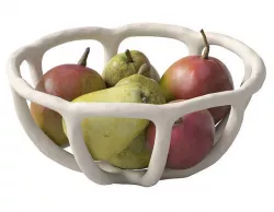 Nested bowl with mango and pears 3D model