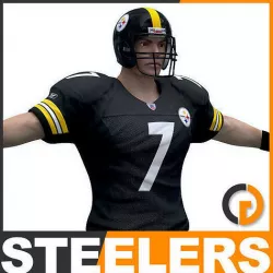 NFL Player Pittsburgh Steelers 3D model