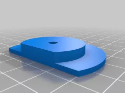 Off road helmet visor clamp