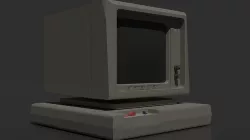 Old - Retro computer  3D model