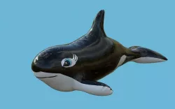 ORCA FLOAT Low-poly 3D model