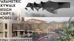 Parametric Skywalk Design Grasshopper Definition 3D model 3D model