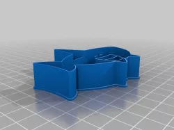 Party shark cookie cutter