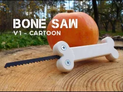 Pumpkin-Carving "Bone Saw" (Cartoon)
