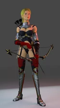 RekionArcherCloth1 Low-poly 3D model