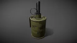 RG-42 Grenade Low-poly 3D model