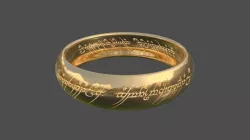 Sauron ring 3D model