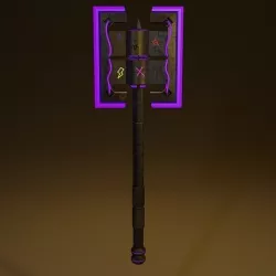 Sci-Fi Punk Axe Low-poly 3D model