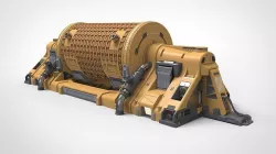 sci fi Small modular reactor 3D model