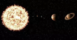 solar system 3D model
