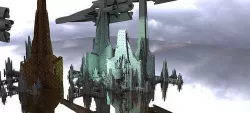 Space port Ocean Hidden base Kit bash 3D model