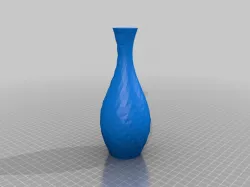 spiral facet vase