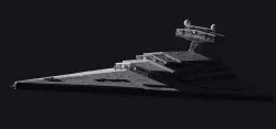 Star destroyer model 3D model