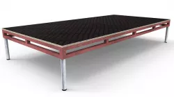 Steel Deck - 2m x 1m 3D model