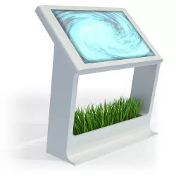 Touch Screen LCD Stand Display Kiosk 3D model