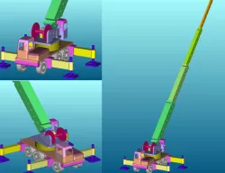 Toys for boys-port/mobile crane, extend.heavy lift- OpenSCAD CSV