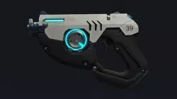 Tracer guns from Overwatch Low-poly 3D model
