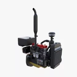 Tractor Engine Full 3D model