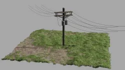 Utility Pylon 3D model