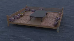 Uzbek tapchan model 3D model