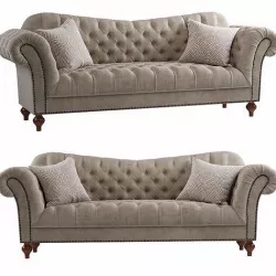 Vanna Brussel Tufted sofa  3D model