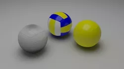 Volleyballs 3D model