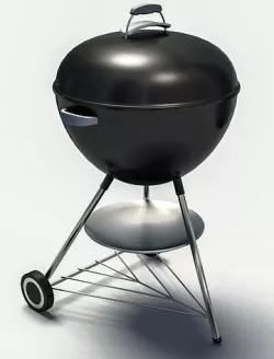 Weber Kettle Charcoal Grill  3D model