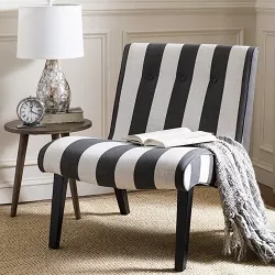 Wide Tufted Polyester Slipper Chair 3D model