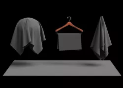 Wool Fabric 3D model