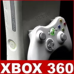 Xbox 360 and Controller 3D model