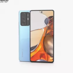 Xiaomi 11T Pro Celestial Blue 3D model