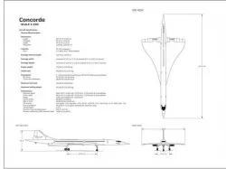 2D Concorde Aircraft 3D model